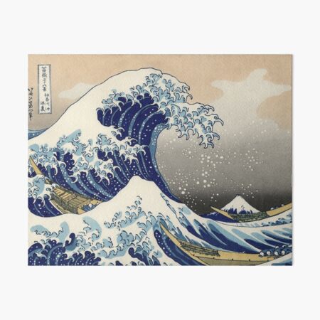 The Great Wave off Kanagawa Art Board Print