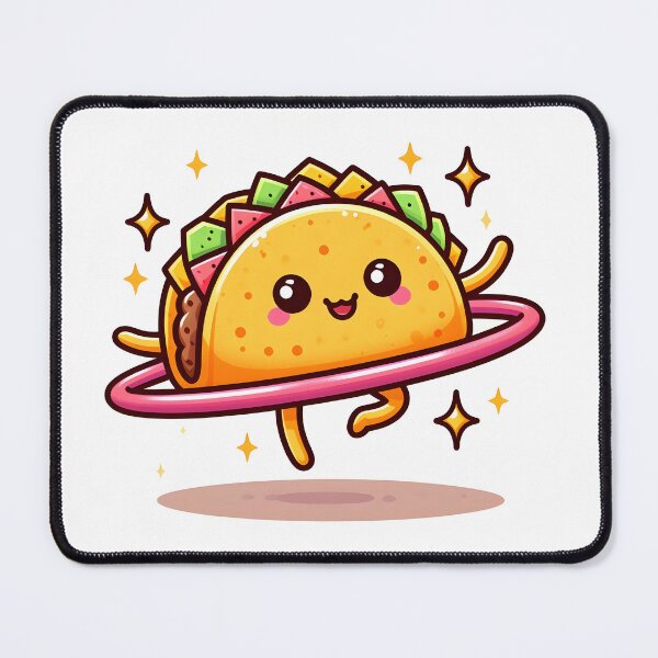 Item preview, Kawaii Taco With Hula Hoop designed and sold by CanvasCutie.
