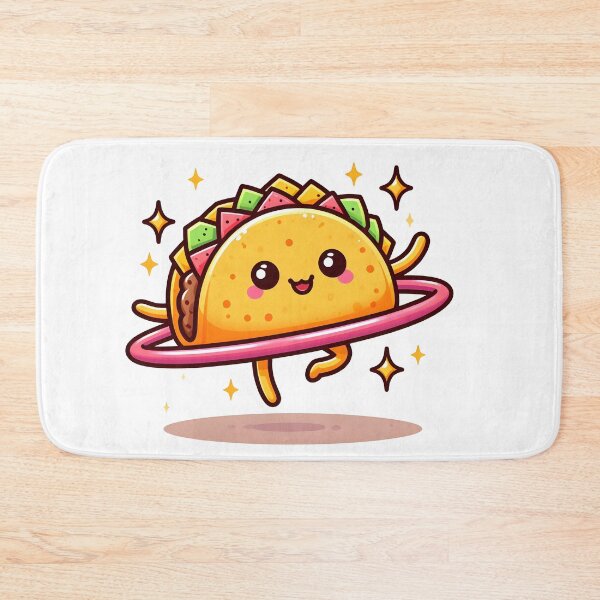 Item preview, Taco Kawaii Con Hula Hoop designed and sold by CanvasCutie.