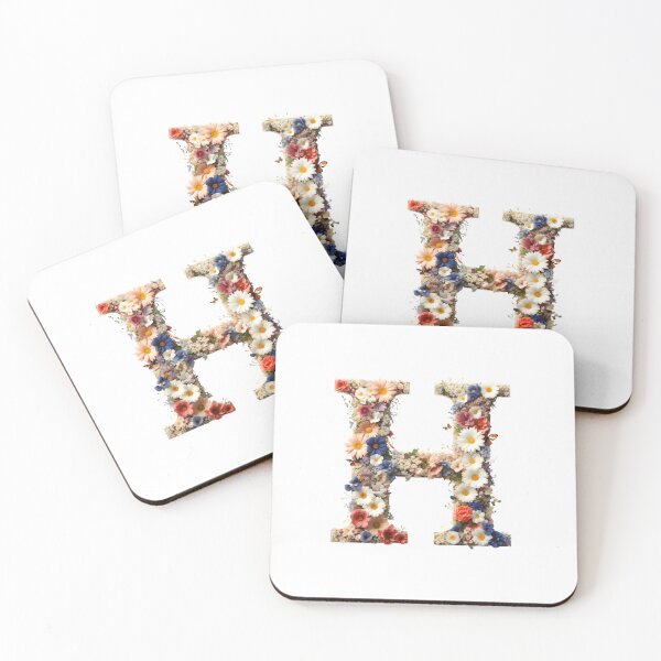 Item preview, Letter “H” containing flowers designed and sold by yeekazar.