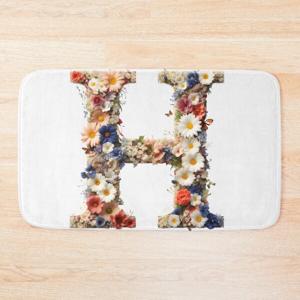 Item preview, Letter “H” containing flowers designed and sold by yeekazar.
