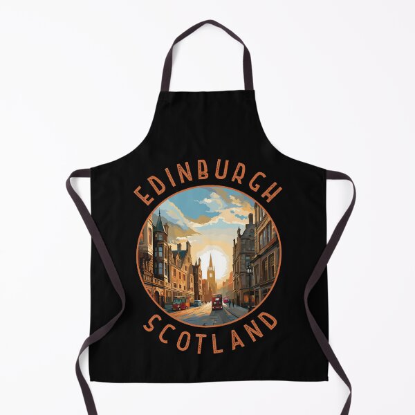 Item preview, Edinburgh Scotland Retro Distressed Circle designed and sold by KrisSidDesigns.