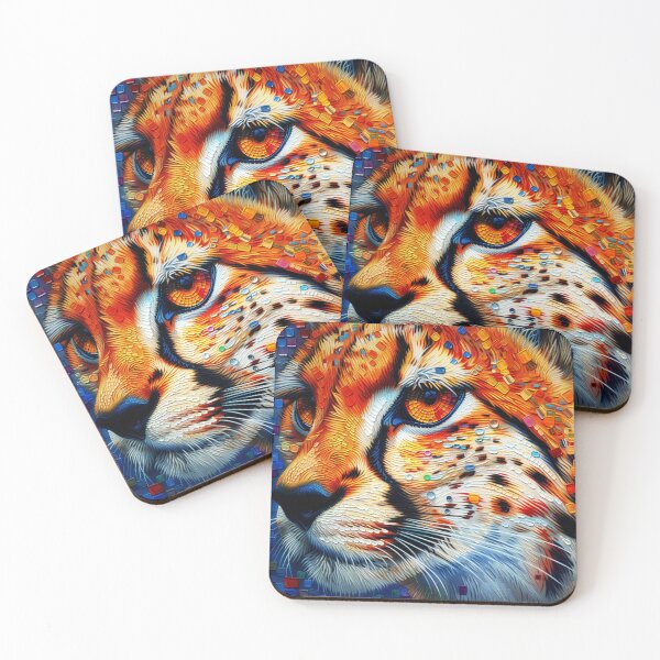 Item preview, Cheetah Portrait designed and sold by Dawn van Doorn.