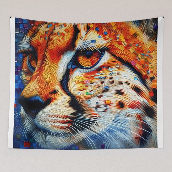Item preview, Cheetah Portrait designed and sold by Dawn van Doorn.