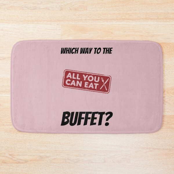 Item preview, Which Way To The Buffet? and Sticker Pack designed and sold by ShamblesShirts.
