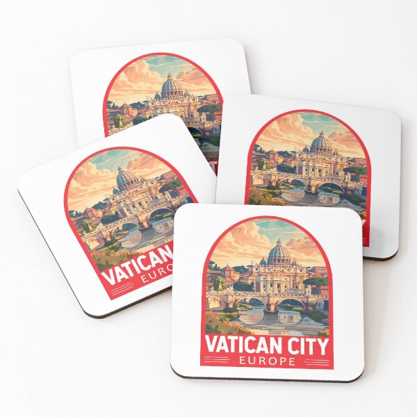 Item preview, Vatican City Travel Art Emblem designed and sold by KrisSidDesigns.