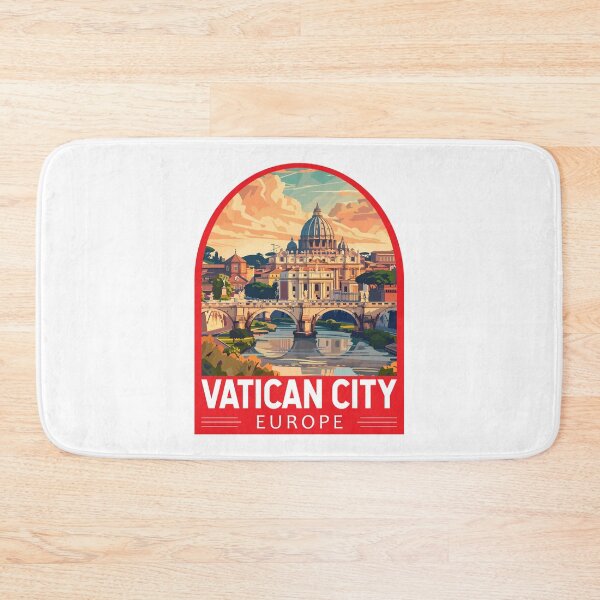 Item preview, Vatican City Travel Art Emblem designed and sold by KrisSidDesigns.