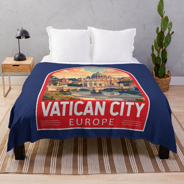 Item preview, Vatican City Travel Art Emblem designed and sold by KrisSidDesigns.