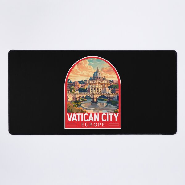 Item preview, Vatican City Travel Art Emblem designed and sold by KrisSidDesigns.
