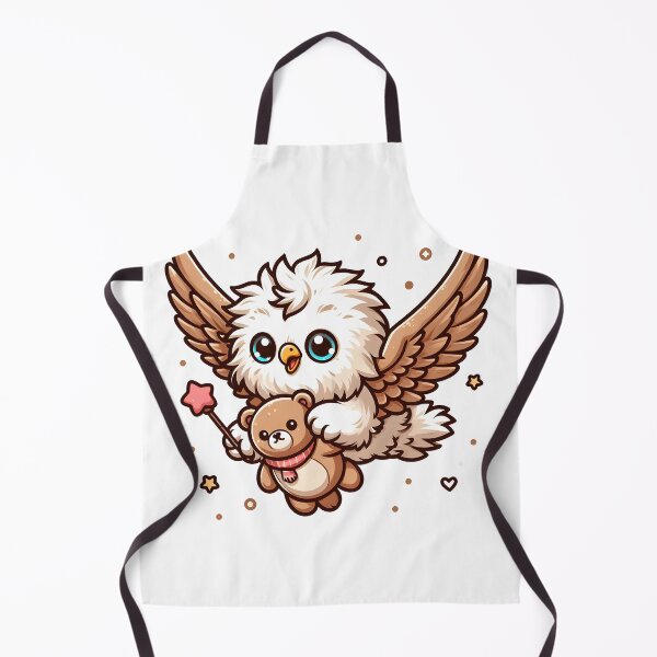 Item preview, Kawaii Fluffy Griffon With Teddy Bear designed and sold by CanvasCutie.