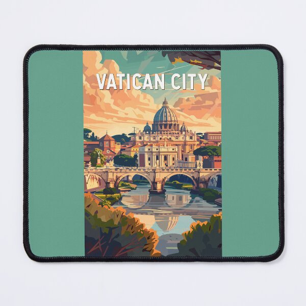 Item preview, Vatican City Travel Art Vintage designed and sold by KrisSidDesigns.