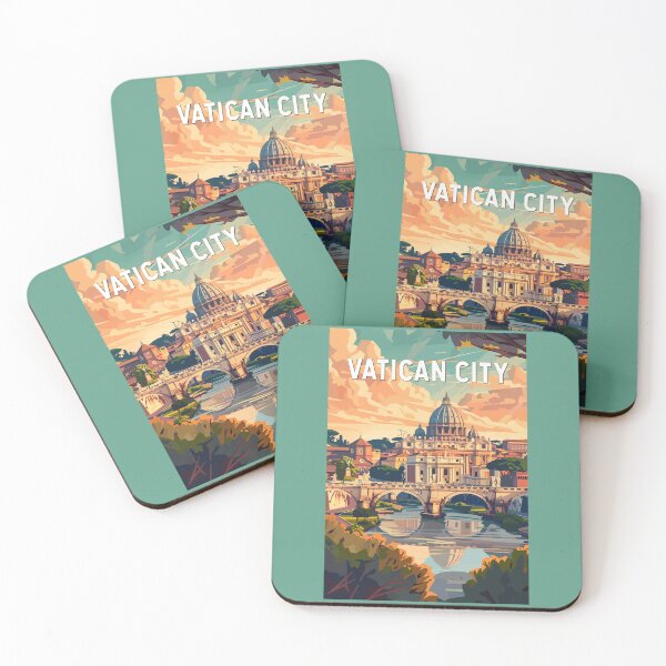 Item preview, Vatican City Travel Art Vintage designed and sold by KrisSidDesigns.