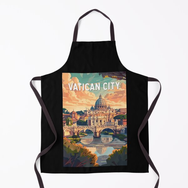 Item preview, Vatican City Travel Art Vintage designed and sold by KrisSidDesigns.
