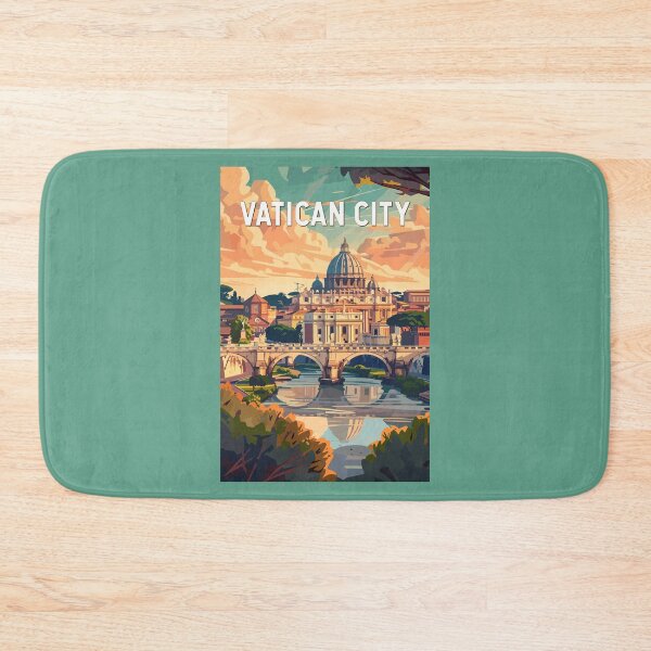 Item preview, Vatican City Travel Art Vintage designed and sold by KrisSidDesigns.