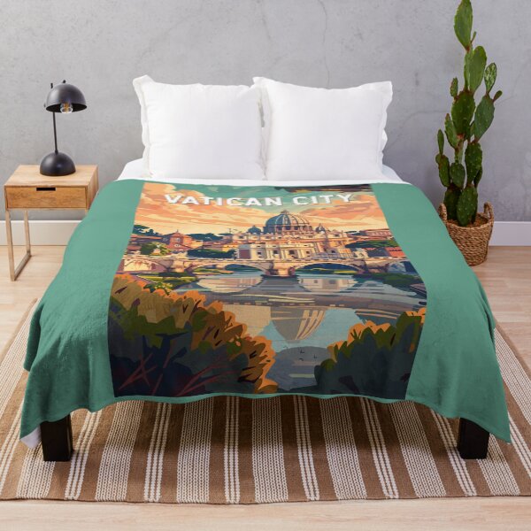 Item preview, Vatican City Travel Art Vintage designed and sold by KrisSidDesigns.