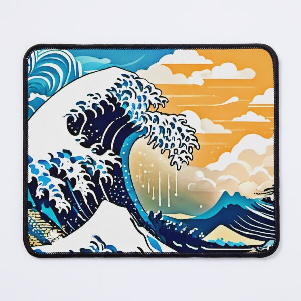 Item preview, Great Wave Art designed and sold by Health And Fitness Posts e-Store.