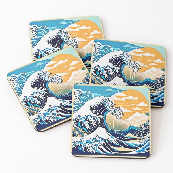 Item preview, Great Wave Art designed and sold by Health And Fitness Posts e-Store.
