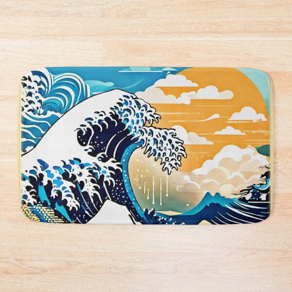Item preview, Great Wave Art designed and sold by Health And Fitness Posts e-Store.