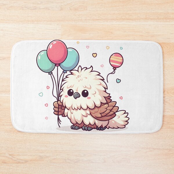 Item preview, Kawaii Fluffy Griffon With Balloons designed and sold by CanvasCutie.