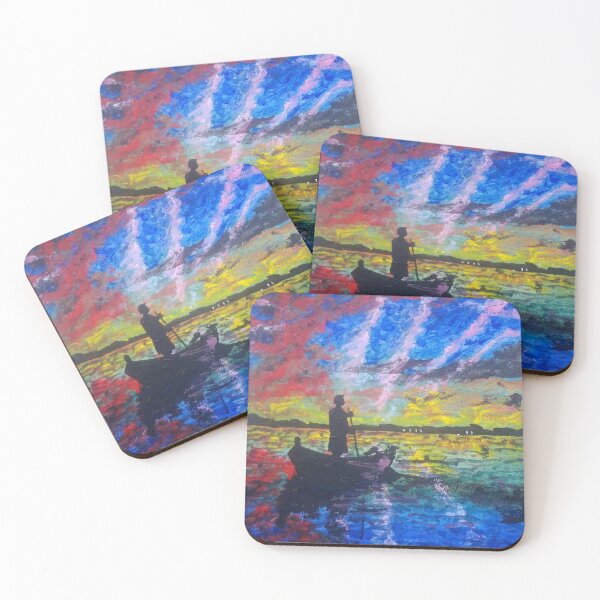 Item preview, The boatman designed and sold by DonnaBlankaArt.