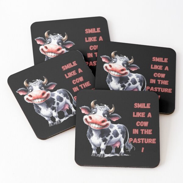 Item preview, Smile like a cow in the pasture designed and sold by AllYouNeed777.