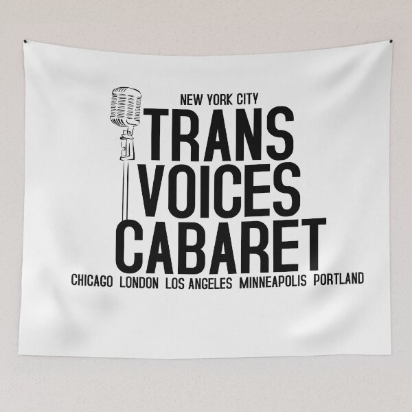 Item preview, Trans Voices Cabaret Logo designed and sold by freshinkarts.