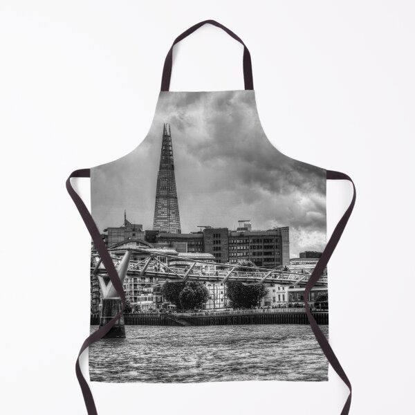 Item preview, London Millennium Footbridge And Shard, Black And White designed and sold by Paul Thompson Photography.
