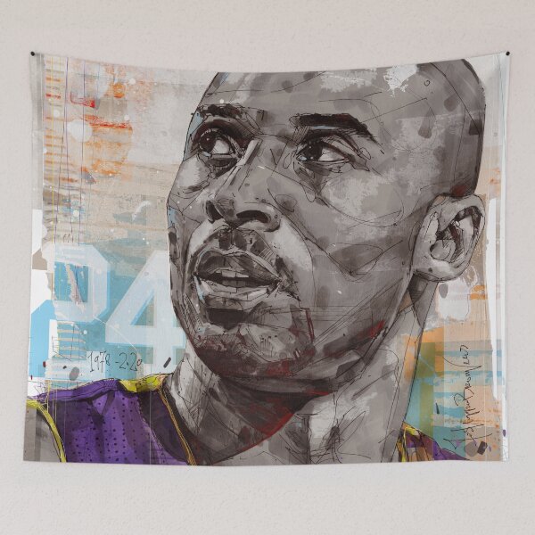 Item preview, Kobe Bryant painting designed and sold by GalleryKauffeld.