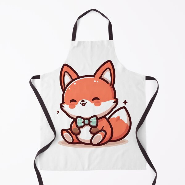 Item preview, Kawaii Fox With Bow Tie designed and sold by CanvasCutie.