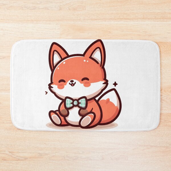 Item preview, Kawaii Fox With Bow Tie designed and sold by CanvasCutie.