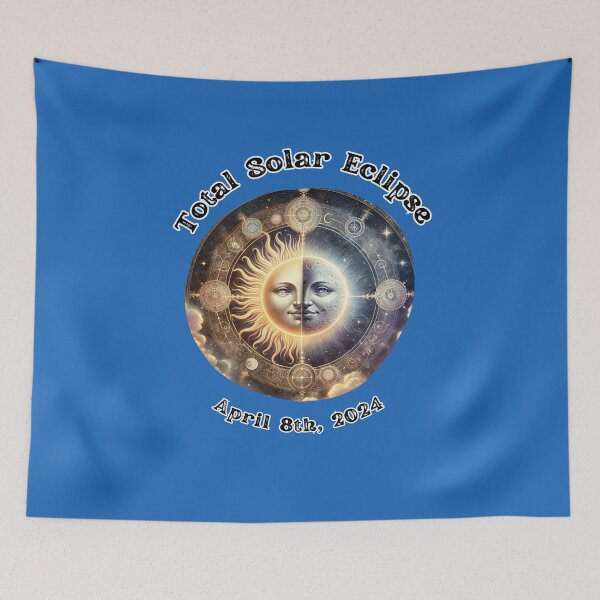 Item preview, Total Solar Eclipse April 8th, 2024 Celestial Design designed and sold by Digital-Fusion.