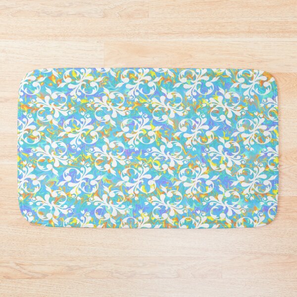 Item preview, Bedoni on blue  designed and sold by Flowersonstuff.
