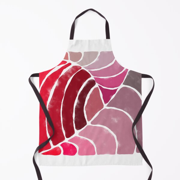 Item preview, Tropic Tile Ruby Red and Pink Leaves designed and sold by NoaaDesign.