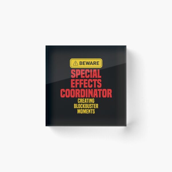 Item preview, Special Effects Coordinator Creating Blockbuster Moments designed and sold by NermilioDesigns.
