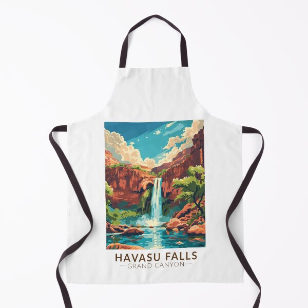 Item preview, Havasu Falls Grand Canyon Travel Art Vintage designed and sold by KrisSidDesigns.