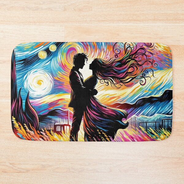 Item preview, Eternal Romantic Embrace Street Art designed and sold by bunnyboiler.