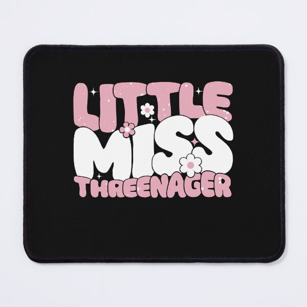 Item preview, Little Miss Threenager Girl 3 years Old Girl Birthday 3rd Bday designed and sold by clothesy7.