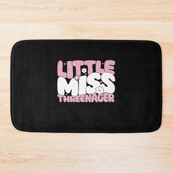 Item preview, Little Miss Threenager Girl 3 years Old Girl Birthday 3rd Bday designed and sold by clothesy7.