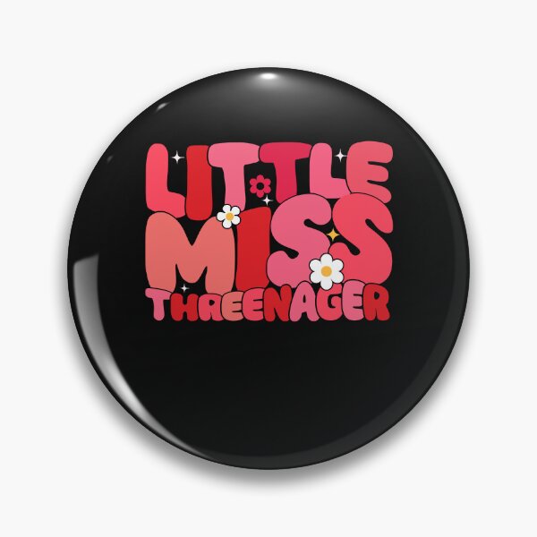 Item preview, Happy 3rd Birthday Girl Toddler Little Miss Threenager Girl designed and sold by clothesy7.