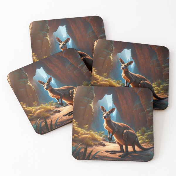Item preview, Kangaroo in a canyon | Australia, Summer designed and sold by QShore.