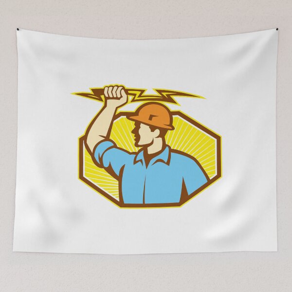 Item preview, Electrician designed and sold by GoJobs.