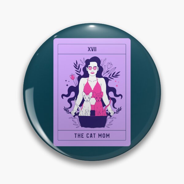 Item preview, The Cat Mom Tarot Card designed and sold by redlinecs.