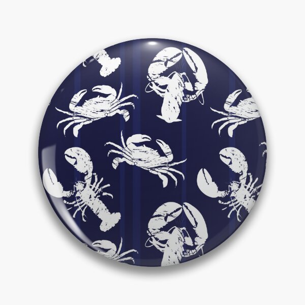 Item preview, Blue and White Seafood Pattern designed and sold by CreativeBridge.
