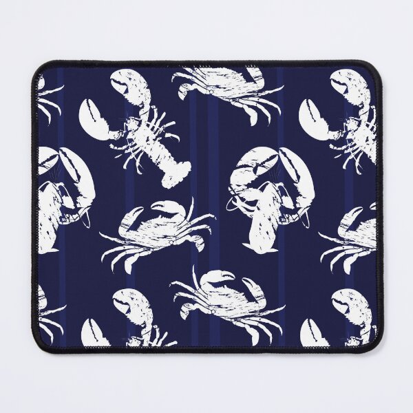 Item preview, Blue and White Seafood Pattern designed and sold by CreativeBridge.