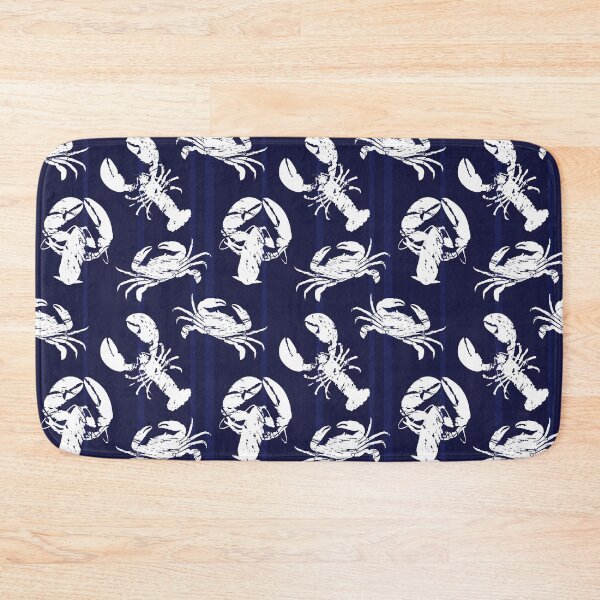 Item preview, Blue and White Seafood Pattern designed and sold by CreativeBridge.