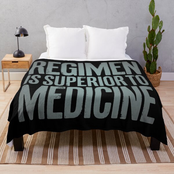 Item preview, Regimen is superior to medicine. v.3 designed and sold by x1brett.