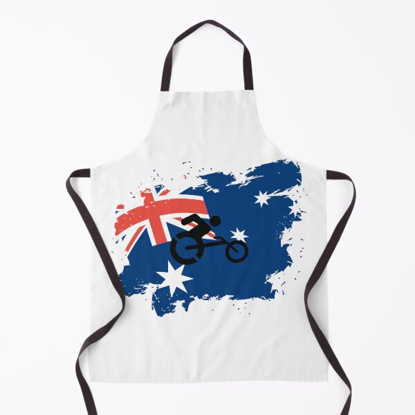 Item preview, Wheelchair Racer with Australian Flag designed and sold by It's Wheelie Cool.
