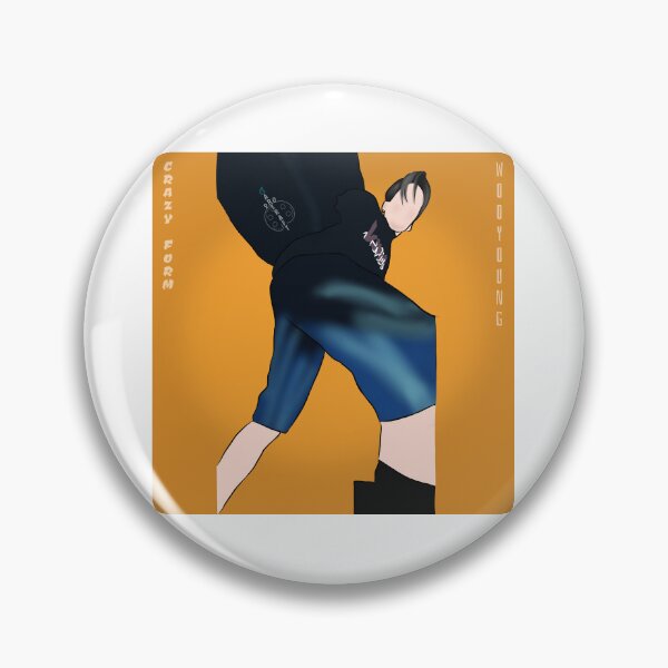 Item preview, Wooyoung of Ateez From Crazy Form designed and sold by ArtRaftPro.