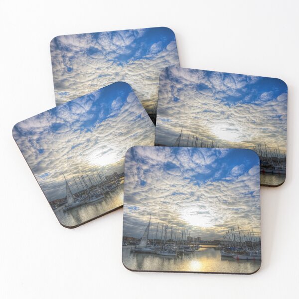 Item preview, Grimsby Marina Boats At Sunset designed and sold by Paul Thompson Photography.