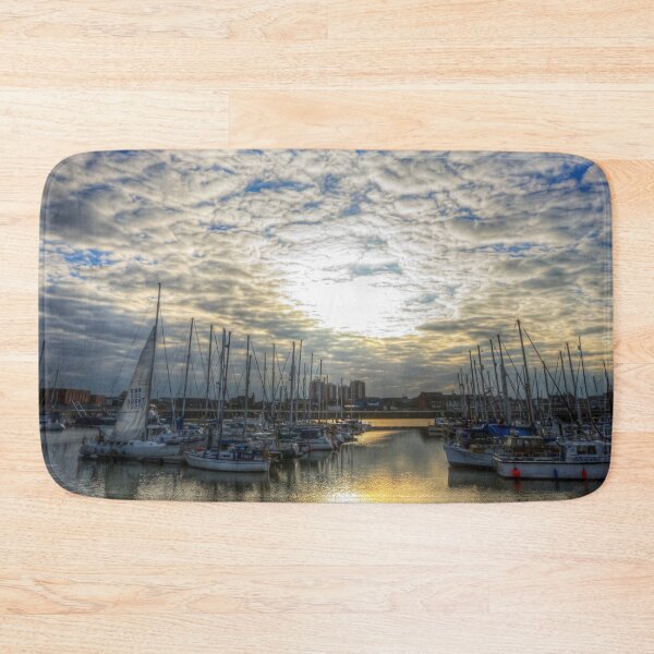 Item preview, Grimsby Marina Boats At Sunset designed and sold by Paul Thompson Photography.